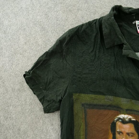 Pulp Fiction Ripple Junction Shirt Mens Small Black Graphic Print Button Up - Picture 3 of 15